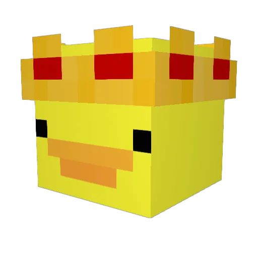 NEPR13 Minecraft avatar head, 3D render