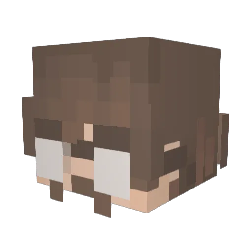 NEP_Official Minecraft avatar head, 3D render