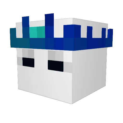 NERO0826 Minecraft avatar head, 3D render