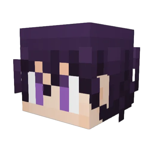 NEROTIRO Minecraft avatar head, 3D render