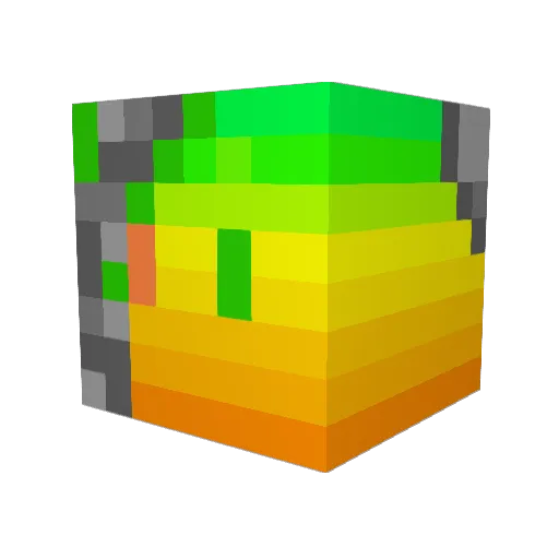 NERSTIK Minecraft avatar head, 3D render