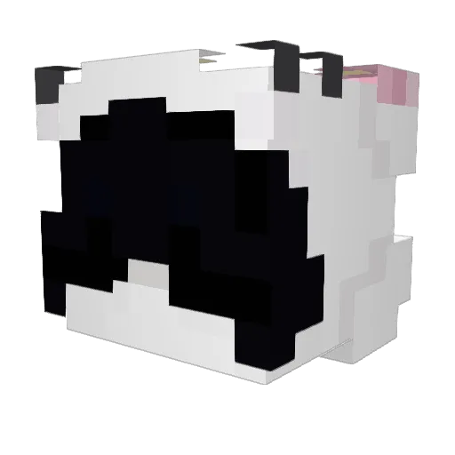 NERV3000 Minecraft avatar head, 3D render