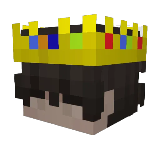 NERYZIN7 Minecraft avatar head, 3D render