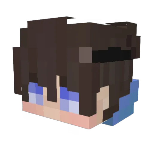 NESTOR200 Minecraft avatar head, 3D render
