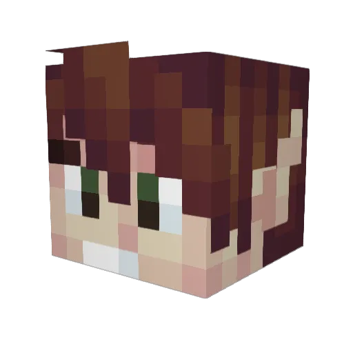 NEStyrant Minecraft avatar head, 3D render