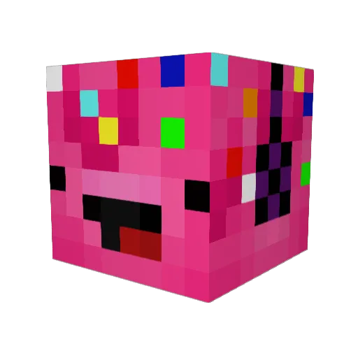 NEXON6005 Minecraft avatar head, 3D render