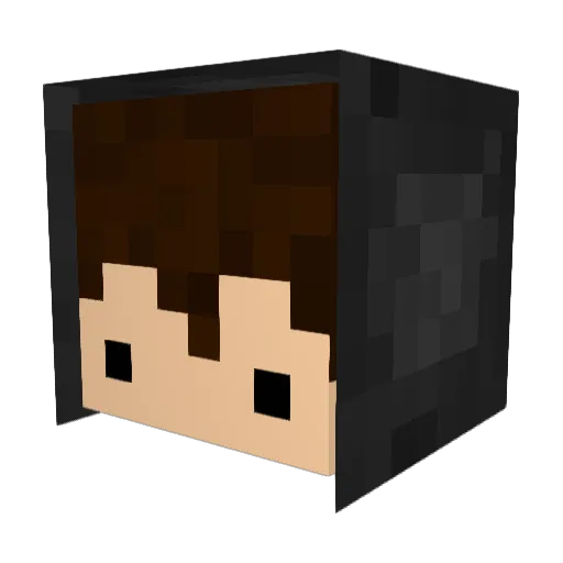 NEXO_YT_ Minecraft avatar head, 3D render