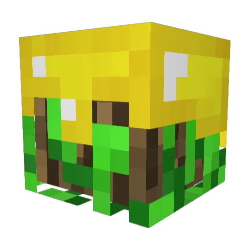 NEXUS34 Minecraft avatar head, 3D render