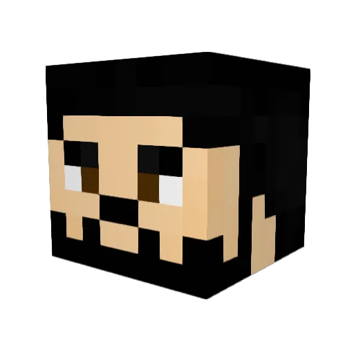 NE_ARMYMIN Minecraft avatar head, 3D render