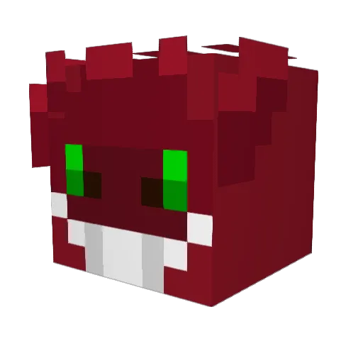 NEsoulYT Minecraft avatar head, 3D render