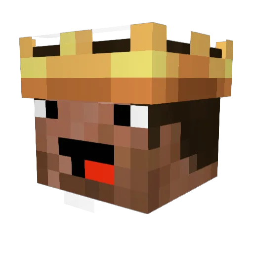 NFNTEPIZZA Minecraft avatar head, 3D render