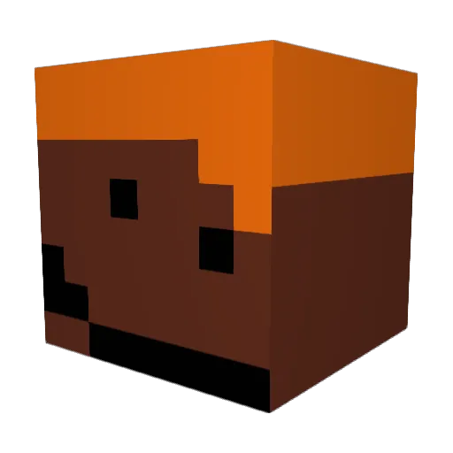 NGAMAN8 Minecraft avatar head, 3D render