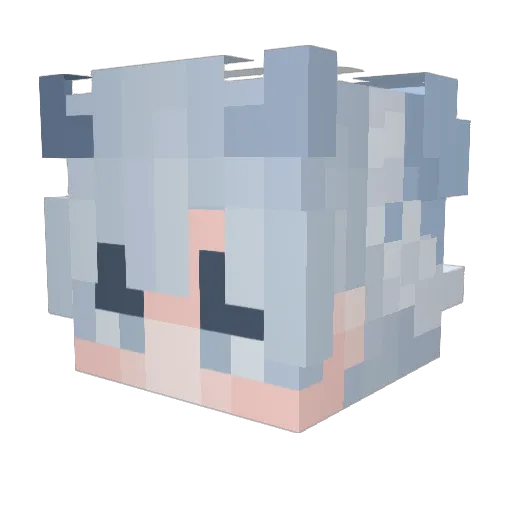 NGLimawesome Minecraft avatar head, 3D render
