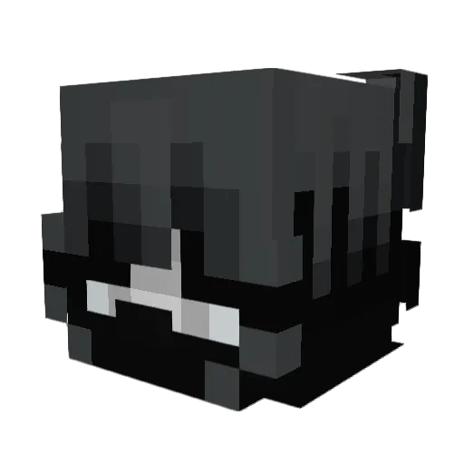 NGNerd Minecraft avatar head, 3D render