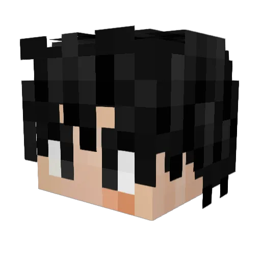 NGTXL Minecraft avatar head, 3D render