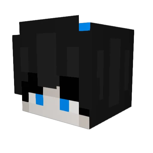 NGaming24 Minecraft avatar head, 3D render