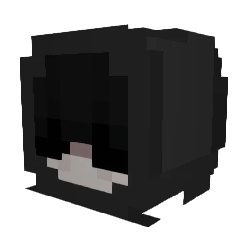 NGonen Minecraft avatar head, 3D render