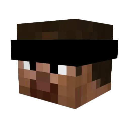 NGt_Visi0n Minecraft avatar head, 3D render