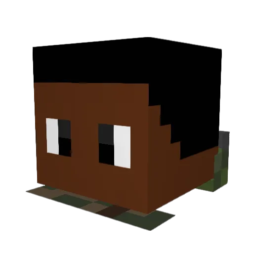 NHACCIAVELI Minecraft avatar head, 3D render