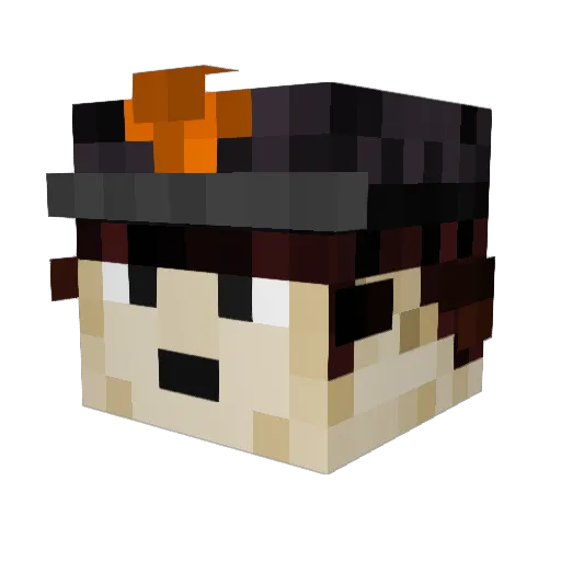 NHleung Minecraft avatar head, 3D render