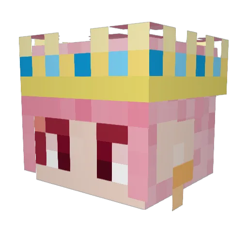 NICE69_ Minecraft avatar head, 3D render