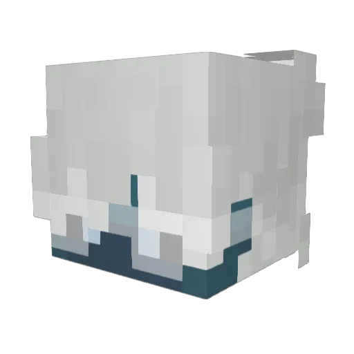 NICK031 Minecraft avatar head, 3D render