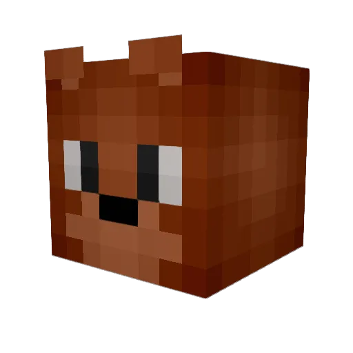 NICKCAMP789 Minecraft avatar head, 3D render