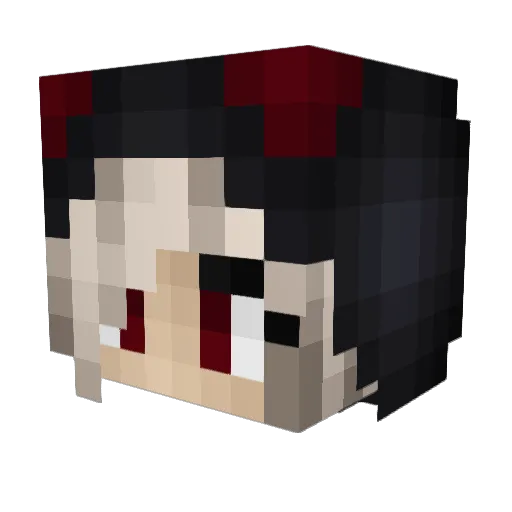 NICKVALENTIN Minecraft avatar head, 3D render