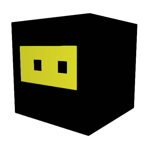 NICK_fd Minecraft avatar head, 3D render
