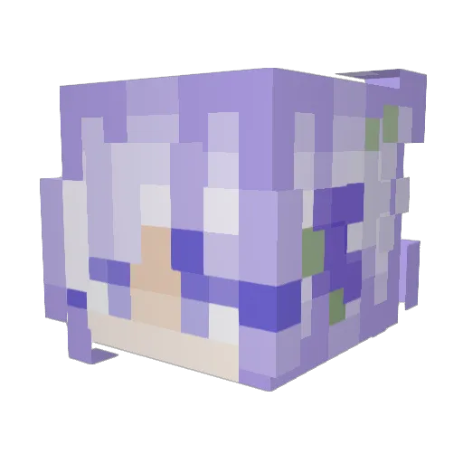 NICOANDTHENIN3RS Minecraft avatar head, 3D render