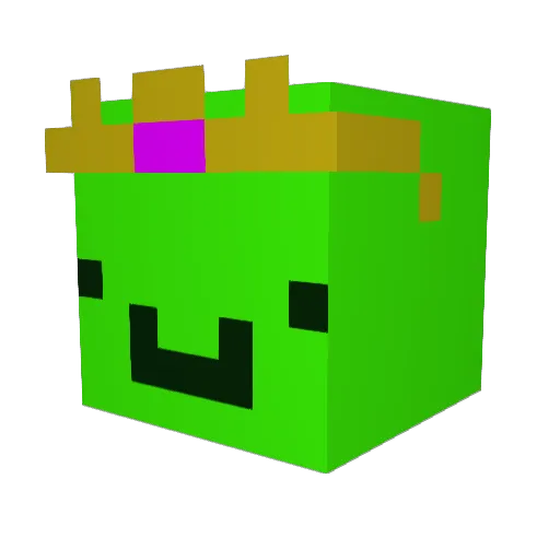 NIEgeniusz Minecraft avatar head, 3D render