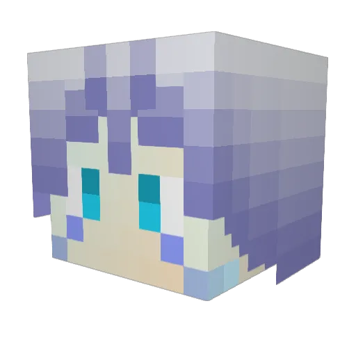 NIGHTCRAULER Minecraft avatar head, 3D render