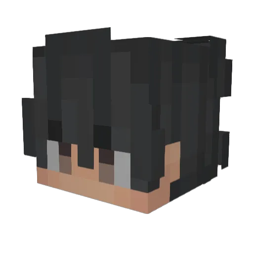 NIKITA_703 Minecraft avatar head, 3D render