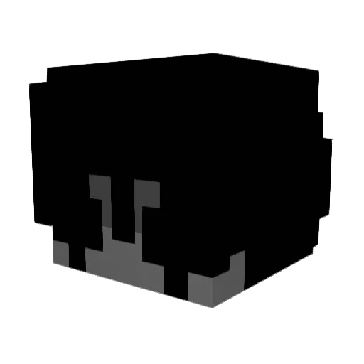 NIKOX69 Minecraft avatar head, 3D render