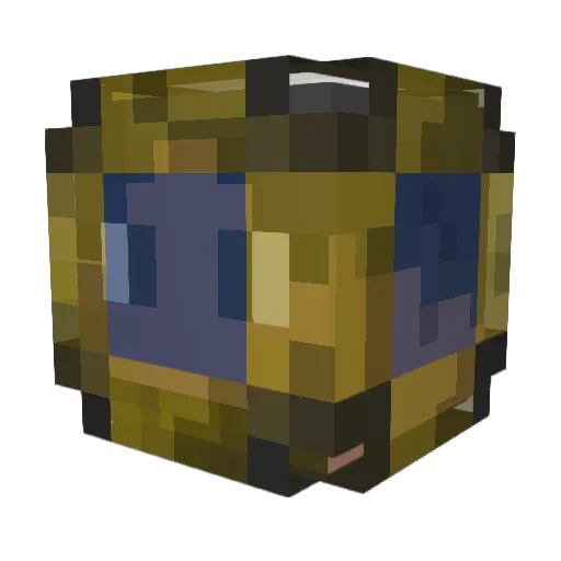 NILS_48 Minecraft avatar head, 3D render
