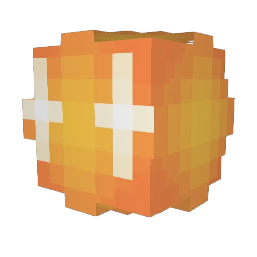 NIMPOP Minecraft avatar head, 3D render