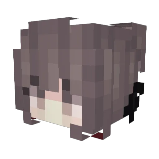 NIMUEL Minecraft avatar head, 3D render
