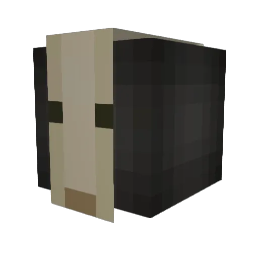 NINBENN Minecraft avatar head, 3D render