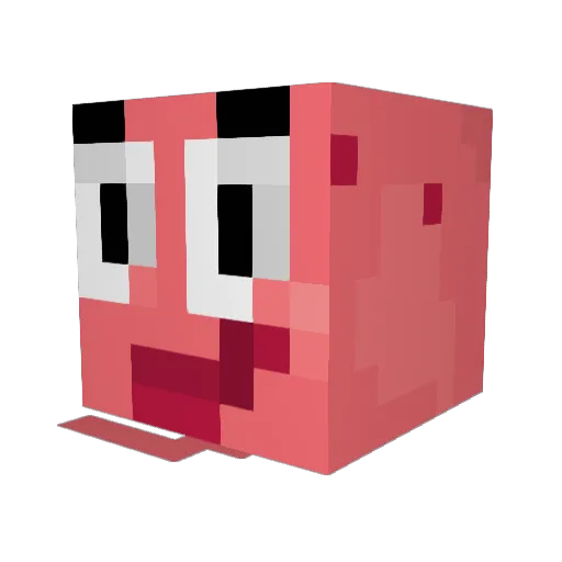 NINETAILS6962 Minecraft avatar head, 3D render