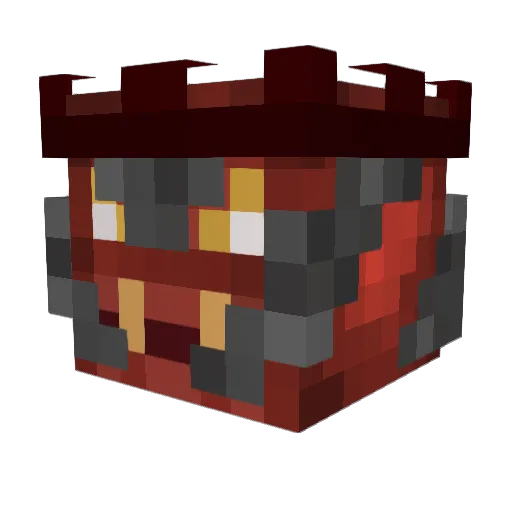 NINJA13k Minecraft avatar head, 3D render