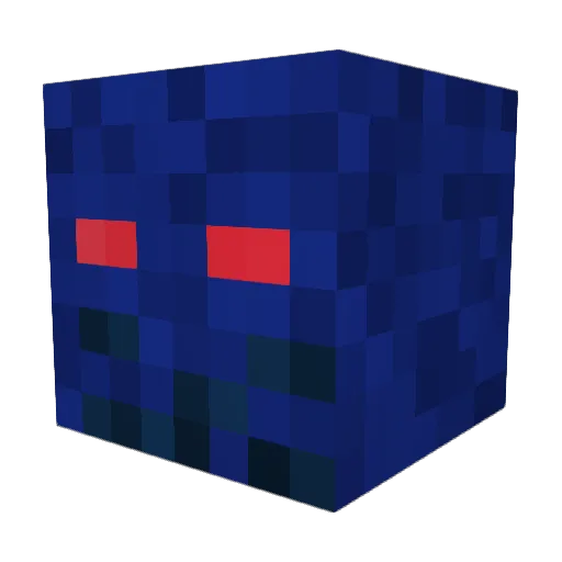 NINTEISAN Minecraft avatar head, 3D render