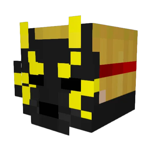 NINawolfbcyes Minecraft avatar head, 3D render