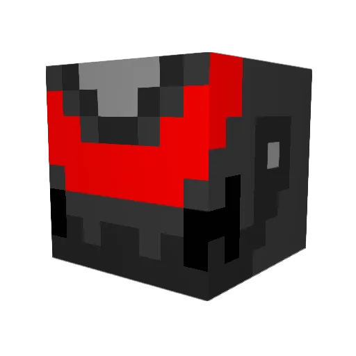 NINbRONE Minecraft avatar head, 3D render