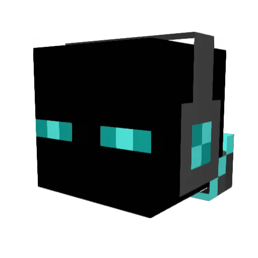 NIVEKPRO Minecraft avatar head, 3D render