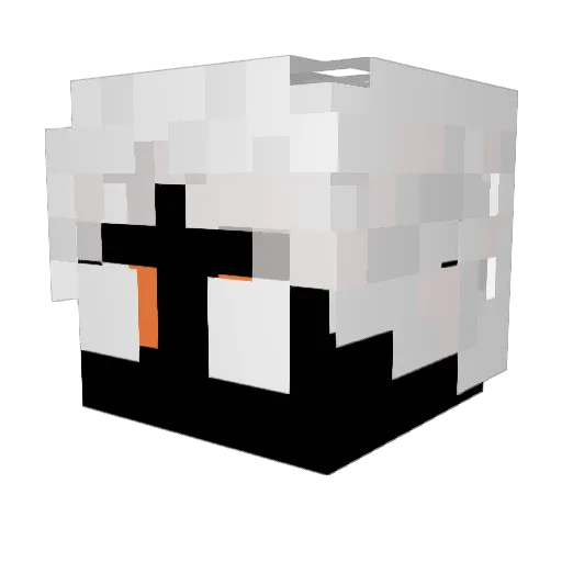 NIck_324 Minecraft avatar head, 3D render