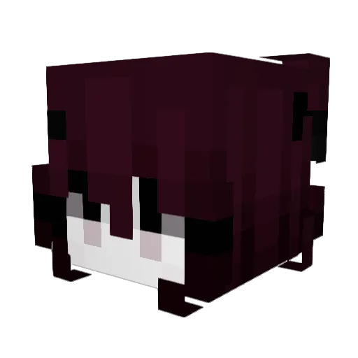 NIko677 Minecraft avatar head, 3D render