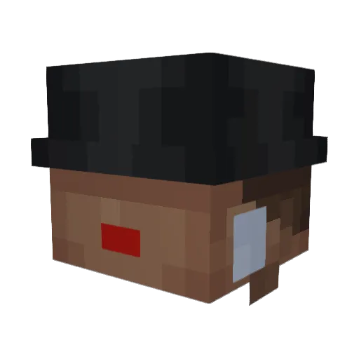 NJB_Games Minecraft avatar head, 3D render