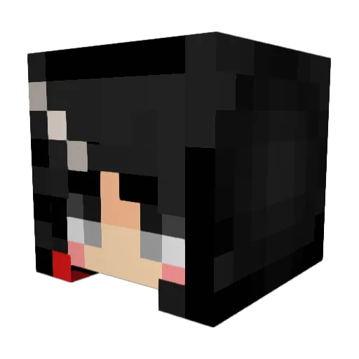 NJNEO Minecraft avatar head, 3D render