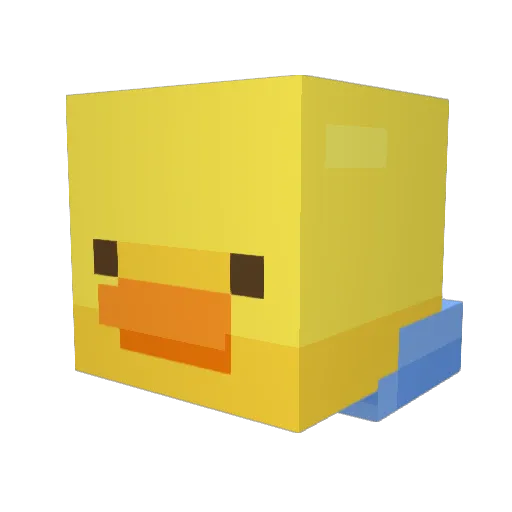 NKLN9 Minecraft avatar head, 3D render