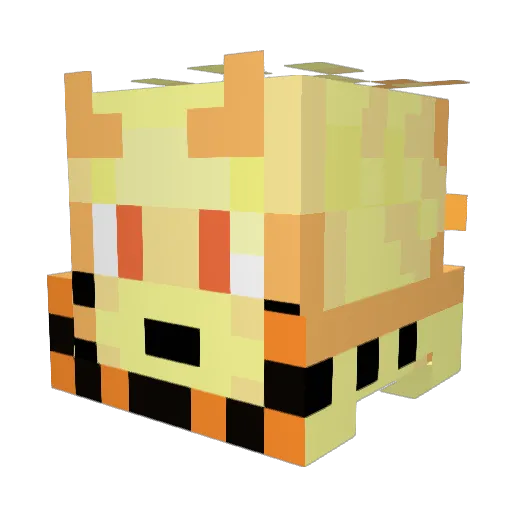 NKL_Michael Minecraft avatar head, 3D render